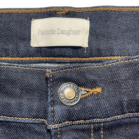 FAVORITE DAUGHTER Valentina Tower Super High Rise Jeans Size 32 Jasper Dark Wash - Picture 4 of 16